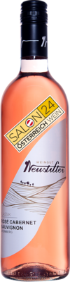 Eine Flasche BIO Rosé Cabernet Sauvignon Klassik vom Wein.Gut Neustifter mit der SALON 2024 Auszeichnung.